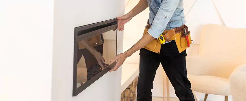 Metal Fireplace Installation in Leesburg, Florida