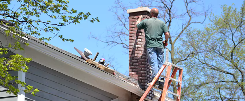 Vinyl and PVC Chimney Flashing Installation in Leesburg, FL